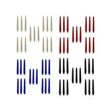 60 Adet (20 Set) 41 mm Nylon Midi Dartsan Dart Şaft. Karışık Renk