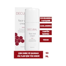 Decubal Face Vital Kuru Ciltler İçin Nemlendirici ve Canlandırıcı Yüz Kremi 50 ML