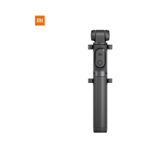 Xiaomi Mini Uzatılabilir Katlanır Tripod Selfie Sopa Cep Telefonu Standı Kablosuz Bağlantı 2 İn 1 Bluetooth 360 Rotasyon - Siyah