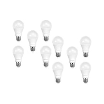 Led 8.5w Beyaz E27 Duy Ampul 6500k - 10'lu Paket
