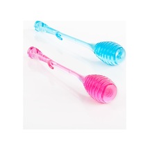 Rengarenk Plastik Bal Reçel Kaşığı Asorti