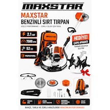 Maxstar MSSBT52C 52CC 2.1KW Benzinli Sırt Tırpanı