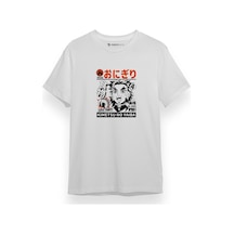 Demon Slayer Anime Super Yummy Beyaz Kısa Kol Erkek Tshirt 001