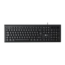 Lecoo Kb101 Usb Kablolu  Siyah Türkçe F Klavye Numpadli