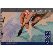 Talens Çok Amaçlı Resim Defteri A4 200 G 20 Yaprak