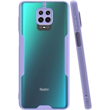 Xiaomi Redmi Note 9 Pro ile Uyumlu Kapak Colorful Kamera Korumalı Silikon Kılıf