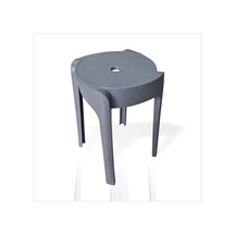 Sert Plastik Kırılmaz Hafif 45 Cm Banyo Balkon Bahçe Taburesi