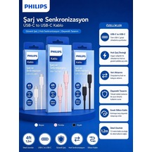 Usb-c Usb-c Hızlı Şarj Kablosu, 60w Pd, 1.2 Metre, Silikon Kaplama Pembe