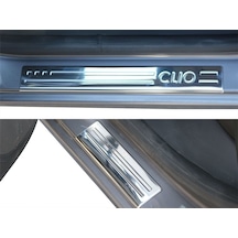 Renault Clio 4 Sport Tourer Kapı Eşiği 4 Prç Krom 2013-2019