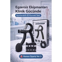 El Ve Parmak Güçlendirici Rehabilitasyon Egzersiz Seti
