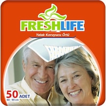 Freshlife Yatak Koruyucu Örtü 60x90 Cm 10x5 50 Adet