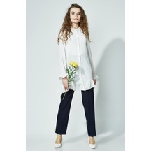 Soralline Kadın Pantalon Büyük Beden 1660 Lacivert