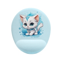 Yavru Kedi Bilek Destekli Kaymaz Buruşmaz Kırılmaz Mouse Pad