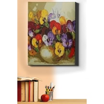 Webstyle Sayılarla Boyama Seti Kasnaklı Menekşe Cümbüşü 40 X 50 Cm
