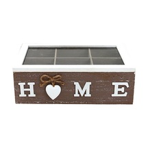 Suntek Magideal Çay Poşeti Kutusu Mücevher Mutfak Düzenleyici 6-ızgara