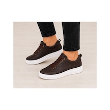 Genel Markalar Erkek Sneaker Günlük Ayakkabı Koyu Kahverengi