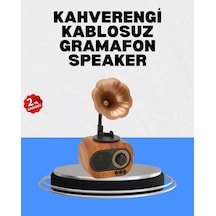 Şarjlı Mini Retro Radyo Bluetooth Hoparlör Çoklu Bağlantı Seçenekli