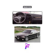 Bmw E36 Airbagsiz 1990-1998 Torpido Örtüsü Güneşten Korur Kolay Montaj Tam Uyum D2 Torpido Halısı