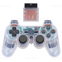 Beyaz-kablosuz Gamepad Sony Ps2 Denetleyicisi İçin Playstation 2 Konsolu Joystick Çift Titreşim Şok Joypad Usb Pc Oyun Kontrolü