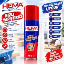 Hema Hızlı Yapıştırıcı Mdf Kıt 200 Ml
