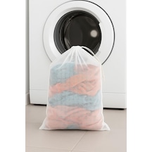 Çamaşır Yıkama Filesi,%100 Polyester File, Beyaz, 60x40 Cm, 2&apos Li Set, Ayakkabı Ve Kıyafet İçin Diğer