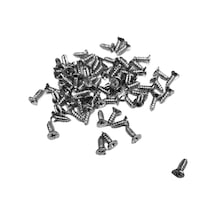 Çinko 1000 Adet Klips Vidası 2,2x6,5 Mm Yhb - Konik Başlı Kutu, Sandık, Ayak, Askı, Mini Vida Diğer