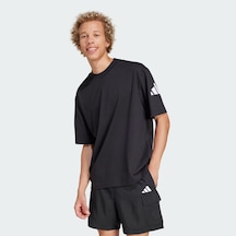 Black/whıte Adidas Erkek Günlük T-shirt M Sj T Jf3615 Siyah