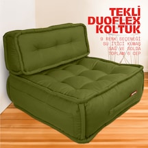 Xpermate Duoflex Sırtlı Minder İskandinav 80x80x30 Yeşil