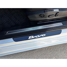Bravo Pleksi Kapı Eşiği Piano Black 4 Parça