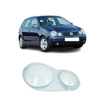 Volkswagen Vw Polo 2002-2005 Uyumlu Sağ Far Camı Yolcu Tarafı 6q1941008af