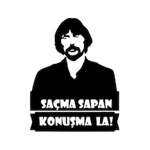 Saçmasapankonuşmala Sticker 10 X 13 Cm