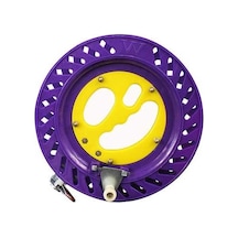 Pazly Ergonomik Gidon Balık Tutma Makarası, Takım Dişli İçin Kaymaz Kavrama, Purple Yellow, 20 Cm