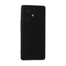Vivo V29 Lite Uyumlu Kılıf Nano İçi Kadife Silikon - Siyah