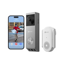 Ezvız Wlan Kameralı Görüntülü Kapı Zili, 3mp + 2mp Çift Kamera, Kişi/paket Algılama, Renkli Gece Görüşü, 2 Yönlü Ses, 32gb Dahili Hafıza, Güneş Pilli Kapı Zili %100 Kablosuz, Ep3x Pro + Chime