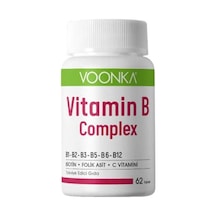 Voonka Vitamin B Complex 62 Tablet B Vitamini Desteği