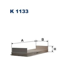 Fıltron K1133 Polen Fıltresı Karbonsuz Man Tgx Tgs D2066 D2676 07 Tga D2066 D2866 D2876 00 Fortuna D2866 D2876