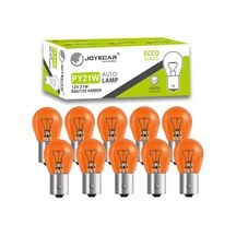 Py21w Bau15s Amber Ecco Series Otomobil Lambası, 12v 21w,%60 Daha Fazla Işık, Turuncu, 10'lu Pa