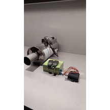 Aktegzoz Yuvarlak Kazan Warex Egzoz Ve Yanında Aç Kapa Kumanda Mo