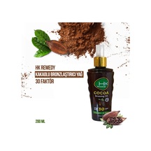 Hk Remedy Sun Kakao Bronzlaştırıcı Yağ SPF30 200 ML