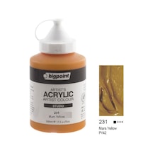 Bigpoint Akrilik Boya 500 Ml Mars Yellow 231