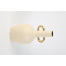Vitale Krem Seramik Kulplu Küp 15 15 30 Cm Ak.la0044 Renkli