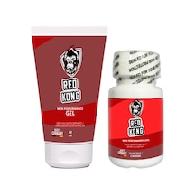 Red Kong Gel 2 Adet 50 Ml Sert Performansınıza Jel + 2 Adet Red Kong 10 Lu Kaps Yüksek Güç