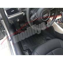 Audi A6 2012-2013 3D Kauçuk Havuzlu Paspas Kokusuz Araca Özel