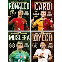 Benim Futbol Kahramanım İcardi - Muslera - Ziyech - Ronaldo Poster Sticker Futbolcu Kartı Hediyeli