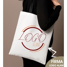 Bk Gift Firmalara Özel Logolu Siyah Çanta, Alışveriş Çantası, Arkadaşa Hediye, Sevgiliye Hediye 1 Adet