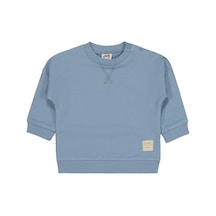 Civil Baby Civil Basic Timeless 6-18 Ay Sweatshirt - Mavi Buz Mavi