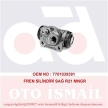 CIFAM 101-592 FREN SİLİNDİRİ SAĞ R21 MANAGER  22mm