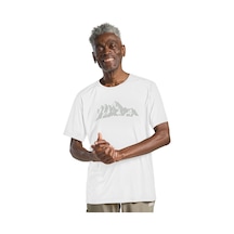 Jack Wolfskin Jack Wolfskın Peak Graphıc T M Erkek New Mountaın Stark White T-shırt A63269-t0482 Beyaz