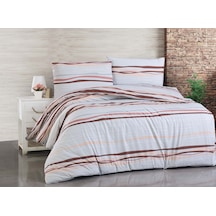 Menderes Home Cotton Collection Ranforce Tek Kişilik Nevresim Takımı Mauve Sky