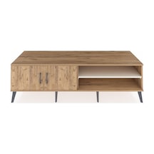 Kronos Tv Ünitesi 2 Raflı 2 Kapaklı 176x59x51 Çam-çam/aytaşı Atlas Çam/aytası